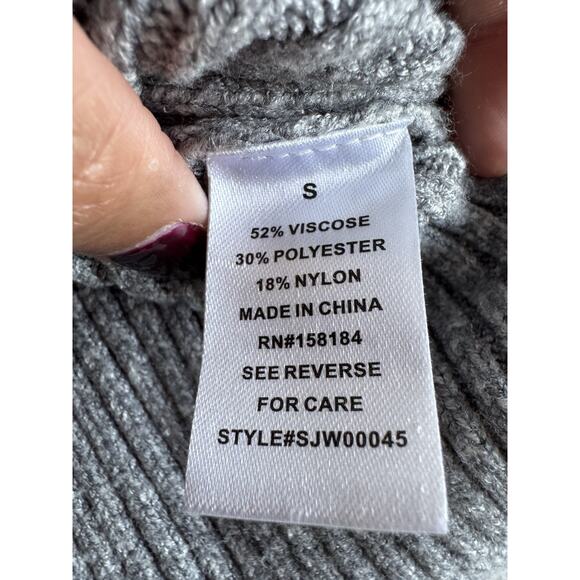 4 for $10 Rachel Paige Soft Knit Long Sleeve Zipper Sweater S Henly Style - Picture 3 of 5